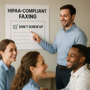 How to Train Staff on HIPAA-Compliant Faxing (Without Boring Them to Death)